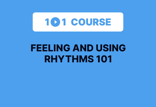 courses feeling and using rhythyms