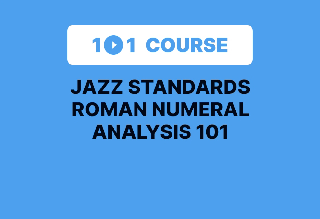 courses jazz standards roman numeral analysis